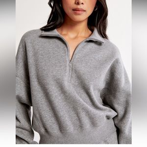 Essential Sunday Half-Zip from Abercrombie and Fitch